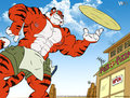 Pizza-Tossing Clay by Cooner, colored by Wuffamute by CashewLou