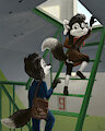 Up on the roof by mrluca