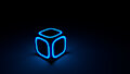 Glowing Cube by CarlFoxmarten