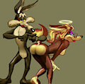 Dos Coyotes; By The Tail by mreiof
