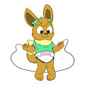 Skip Rope Eevee -By ScottJames27-