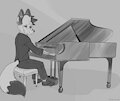 Vander Playing Piano