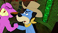 Courage's Arm Wrestle Match #2 by SexyCoyote