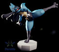 Lucario's High Kick by Deretto