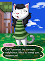 Animal Crossing-style Alizée