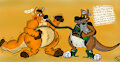 Buster B. Kangaroo Inflates His First Victim [Ft.Oz Kangaroo]