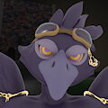 Spooky Hypno Akachi (Animated) by Draggony