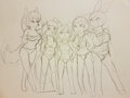 Swimsuit Contest, sketched