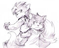 Red and Blue by Keiteki