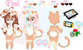 Fursona: Emi Ref 2020 by Squigglechan