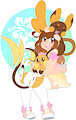 :sona: Raichu Raichu and Trainer! by Squigglechan