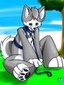 ARF! Play? <3  by KalKalFawkz