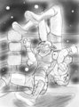 He's going for his finisher