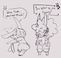 My Cutemon and Humanboi OC's meet.