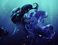 Into the Depths With You (Speedpaint) by SilverWolf866