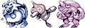 Arctozolt, Porygon-Z, Toxicroak RBGY Sprites