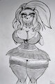 Halloween Fem Sonic - Commission by sumawesum