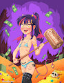 Money Succubus Shiru (Patreon Reward) by Rosalhymn