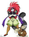 Embershu and Rougia-ohki - by XanderDWulfe by KlinKitty