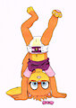 Handstand Accident -By Sp4c3Ch1nch1ll4-