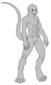male anthro lizard base clean
