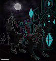 Hundred moons or more, he's been howling.