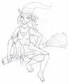Broom Riding Sketch