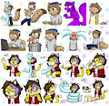 Risi and Tony stickers
