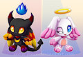 chao dark and light by FeneksiA