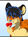 YCH: 57 bite heart by FeneksiA
