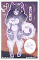 Cloudy moon wolf adopt closed by SugarHiAdopts