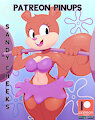 ✪ Patreon Pinups: Sandy Cheeks SFW ✪