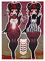 Vampire goat adopt closed by SugarHiAdopts
