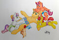 Cutie Mark Crusaders Babysitters by Sneer