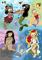 Doodle Dump in Color - Sirens on the water
