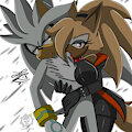 Silver x Whisper - Dibujo de Halloween by Lupita13