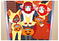 A Fiery Trick-or-Treat Group!