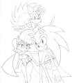 Sonic's Halloween party by shanahat