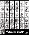 Inktober 2020 Collection