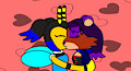 Karma and Beetrix Kissing