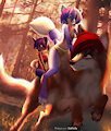 Krystal ride at forest [com] by vtal