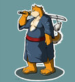 Samurai Dog(Colored)