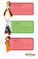 The Holiday Dress - Characters