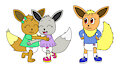 Eevee Cousin Hugs (Digital)