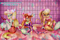 Minerva Gadget and Lola by SweetAmyRoseWaifu