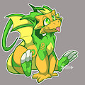 A Plump Draggy [by MinouForest on Twitter] by Uluri