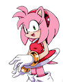 Colored Amy sketch by randomguy999
