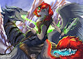 Dragon Rider - By LittleBadWolf