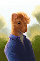 A simple portrait of Field T Mouse.