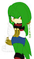 Tekno the canary sonic gen Design colored by Runnhurd